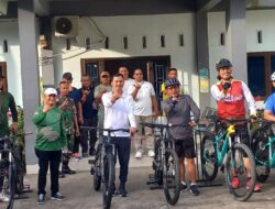 Babinsa Blimbing Laksanakan Pengamanan Sepeda Santai