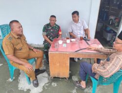 Jalin Sinergitas Di Wilayah Binaan, Babinsa 03/Sungai Sariak Sambangi Kantor Nagari