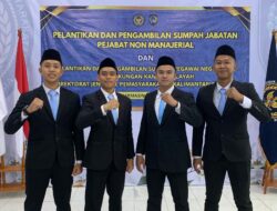 Langkah Baru Pengabdian, 4 Pegawai Lapas Banjarbaru Resmi Dilantik Sebagai PNS