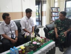 Sambut Silaturahmi SMSI Tarakan Dandim/0907 Perkuat Sinergi