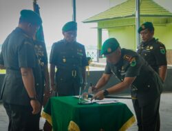 Danrem 182/JO Kolonel Inf Irwan Budiana Pimpin Sertijab Dandim 1808/Mansel