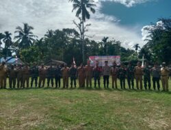 Danrem 181/PVT Hadiri Upacara Pembukaan TNI TMMD Ke-124 Tahun 2025 di Kampung Yeflio, Distrik Mayamuk, Kabupaten Sorong.