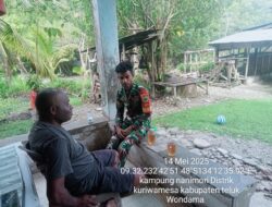 Sinergitas TNI-Masyarakat di Teluk Wondama: Komitmen Bersama untuk Keamanan dan Kemajuan