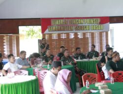 Dandim 1404/Pinrang Pimpin Rapat Optimalisasi Penyerapan Gabah/Beras di Kab. Pinrang