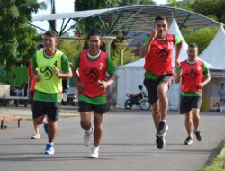 Tingkatkan Kesegaran Jasmani, Personil Kodim 1405/Parepare Melaksanakan Samapta Periodik