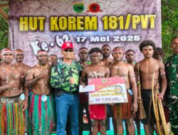 Pembukaan Lomba Panahan Tradisional dan Trail Fun Adventure Meriahkan Syukuran HUT ke-62 Korem 181/PVT TA 2025