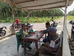 Bincang Santai, Jaga Hubungan Baik Babinsa Komsos Dengan Warga Binaan