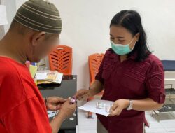 Peduli Kesehatan Warga Binaan, Rutan Palu Lakukan Pemeriksaan Kesehatan