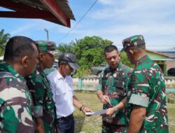 Bersama Danpusterad, Danrem 141/Tp Tinjau Progres Pembangunan TMMD dan Peninjauan Lahan Persiapan Pembangunan Yon Tp