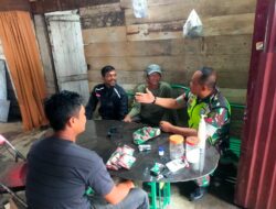 Pelihara Hubungan Sosial terhadap Masyarakat, Babinsa Koramil 04 Beutong Laksanakan Komunikasi sosial