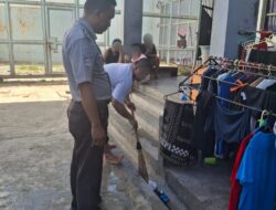 Kebersihan Selalu Terjaga, Warga Binaan Rutin Melakukan Pembersihan Blok Hunian