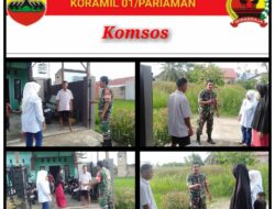 Babinsa Koramil 01/Pariaman Melaksanakan Komunikasi Sosial Dengan Warga Binaan