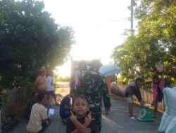 Penuh Semangat, Babinsa Kodim 1404/Pinrang Dampingi Penyerapan Gabah Petani Oleh Bulog