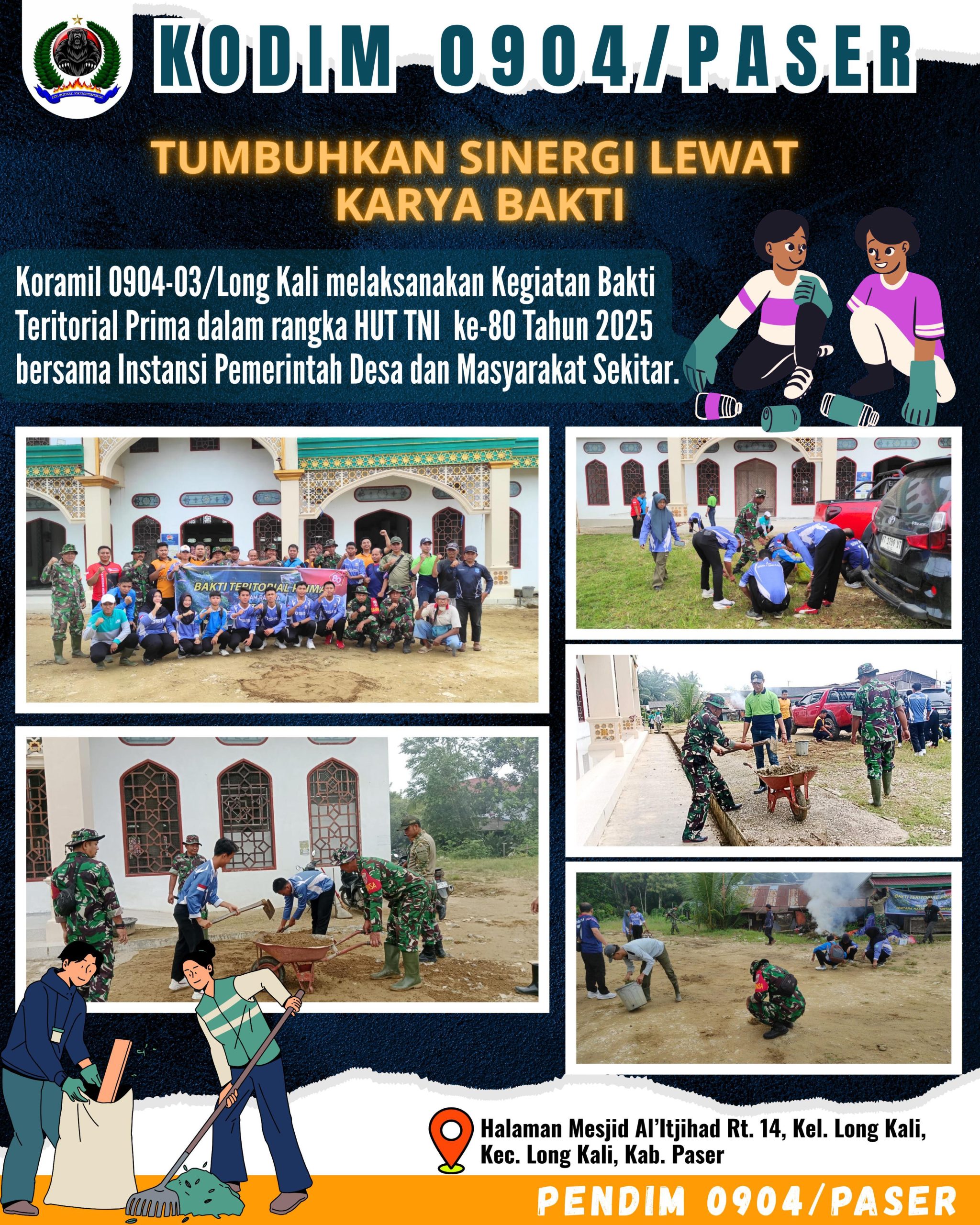 Tumbuhkan Sinergi Lewat Karya Bakti