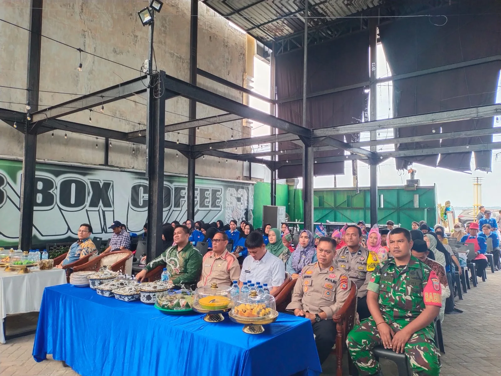 Babinsa 1405-03/Bacukiki Hadiri Launching Program SPPG MBG Kota Parepare