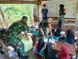 Danramil 1405-03/Bacukiki Pimpin Akselerasi Penerima manfaat Dapur Satuan di Pesantren Bahrul Ulum Parepare