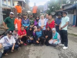 Kompak,Babinsa Koramil 0907/02 Tarteng Dan Warga Jaga Kebersihan wilayah