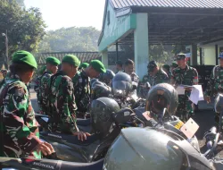 Pastikan Kelayakan Operasional, Keamanan dan Administrasi Kodim 1405/Parepare gelar pemeriksaan Kendaraan Dinas