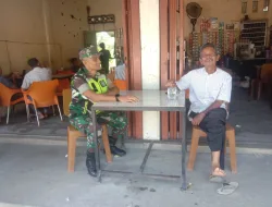 Babinsa Koramil 05/Indra Jaya Perkuat Komsos, Jalin Silaturahmi dan Serap Aspirasi Warga Desa Keubang