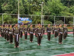 Laksanakan Ujian Kenaikan Tingkat Pencak Silat Militer dari Sabuk Putih ke Kuning Kodim 0115/Simeulue.
