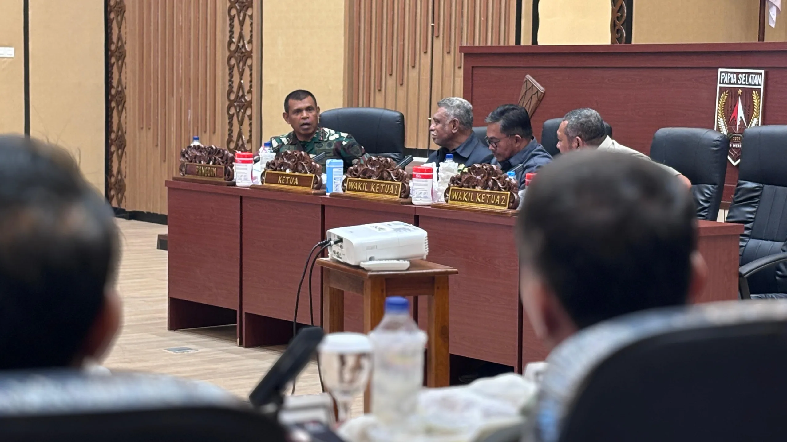 Paparkan Visi Misi, Pangdam XXIV/MT Perkuat Sinergi dengan DPR Papua Selatan