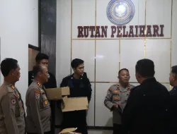 Personel Polda Kalsel dan Polres Tanah Laut Cek Senjata Api Rutan Pelaihari, Pastikan Kesiapan Sarana Pengamanan