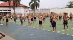 Bergerak Bersama, Sehat Bersama! Senam Pagi Jadi Rutinitas Positif Warga Binaan Rutan Pelaihari